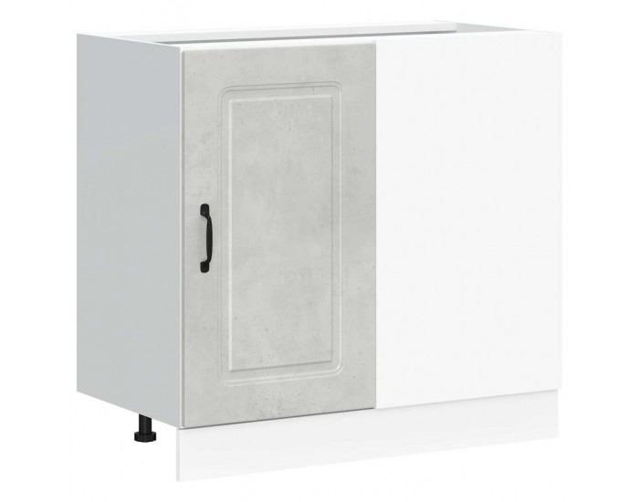 Sonata H Кухненски шкаф, Kalmar, бетонно сив, инженерно дърво