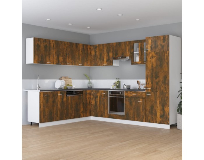 Sonata H Шкаф с чекмеджета Lyon, опушен дъб, 60x46x81,5 см, инженерно дърво