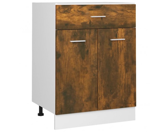 Sonata H Шкаф с чекмеджета Lyon, опушен дъб, 60x46x81,5 см, инженерно дърво