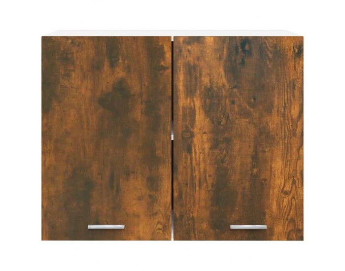 Sonata H Висящ шкаф Lyon опушен дъб 80x31x60 см, инженерно дърво