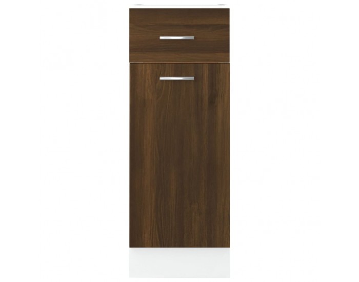 Sonata H Шкаф с чекмеджета Lyon, кафяв дъб, 30x46x81,5 см, инженерно дърво