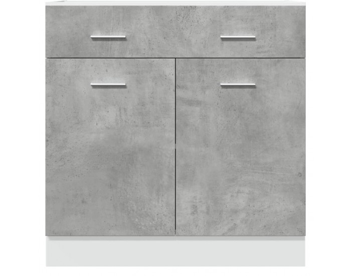 Sonata H Шкаф с чекмеджета Lyon, цвят бетонно сив, 80x46x81,5 см, инженерно дърво Sonata H Шкаф с чекмеджета Lyon, цвят бетонно сив, 80x46x81,5 см, инженерно дърво