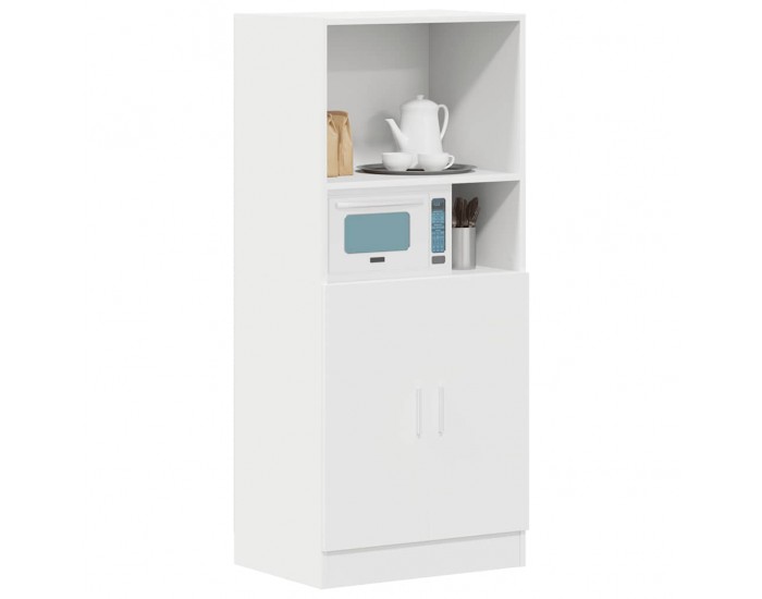 Sonata H Кухненски шкаф, бял, 57x41,5x131,5 см, инженерно дърво