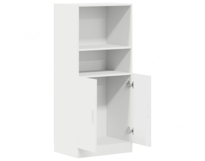 Sonata H Кухненски шкаф, бял, 57x41,5x131,5 см, инженерно дърво