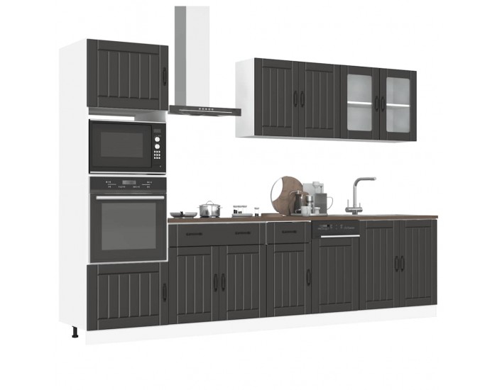 Sonata H Комплект кухненски шкафове от 7 части Kalmar, инженерно дърво