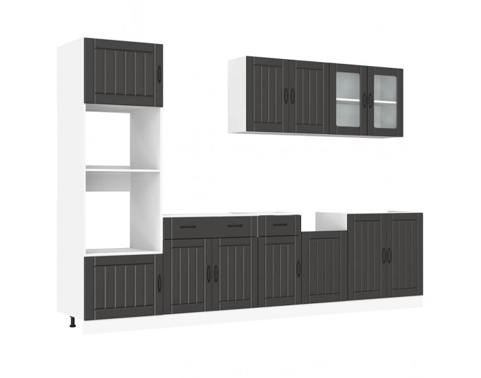 Sonata H Комплект кухненски шкафове от 7 части Kalmar, инженерно дърво