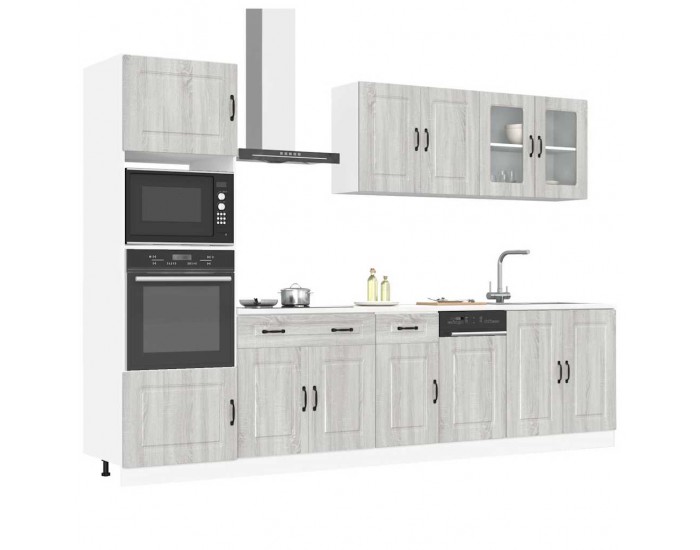 Sonata H Комплект кухненски шкафове от 7 части Kalmar, инженерно дърво