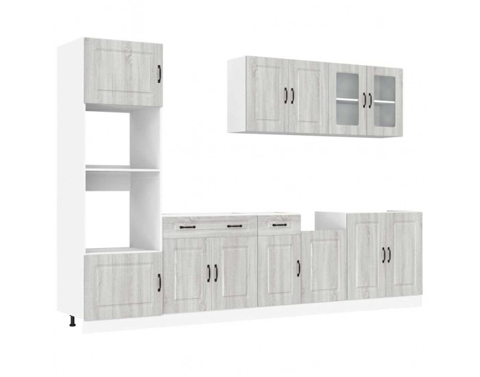 Sonata H Комплект кухненски шкафове от 7 части Kalmar, инженерно дърво