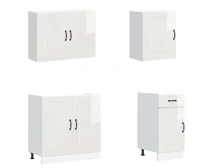 Sonata H Комплект кухненски шкафове от 7 части Kalmar, инженерно дърво