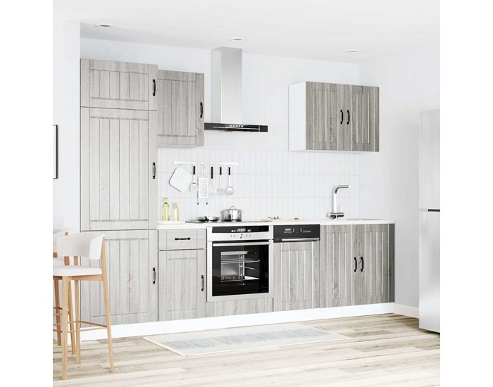 Sonata H Комплект кухненски шкафове от 7 части Lucca, инженерно дърво