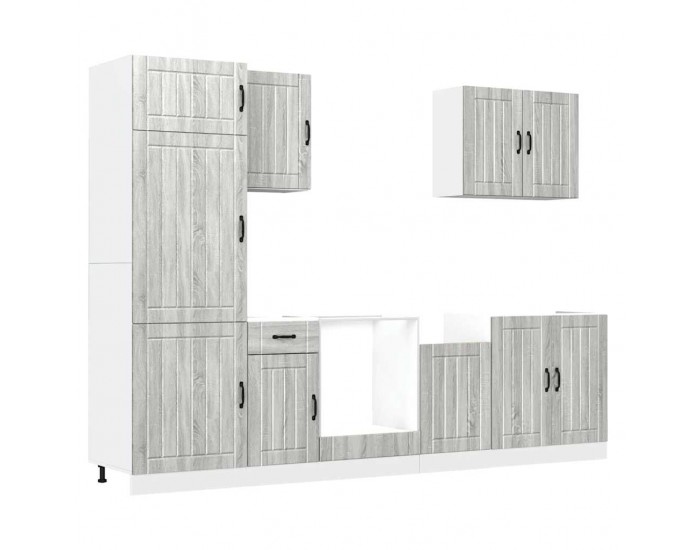 Sonata H Комплект кухненски шкафове от 7 части Lucca, инженерно дърво