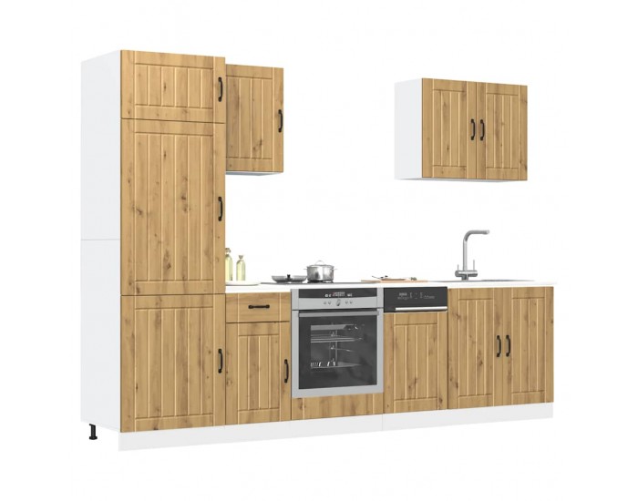 Sonata H Комплект кухненски шкафове от 7 части Lucca, инженерно дърво