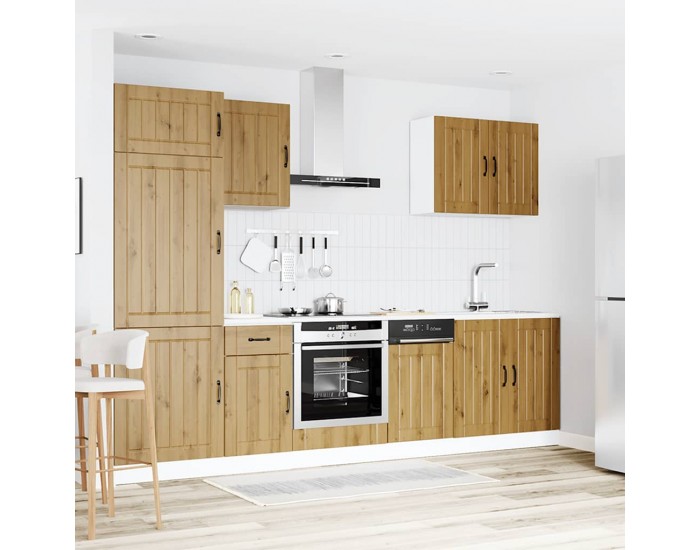 Sonata H Комплект кухненски шкафове от 7 части Lucca, инженерно дърво