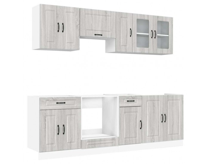 Sonata H Комплект кухненски шкафове от 8 части Kalmar, инженерно дърво