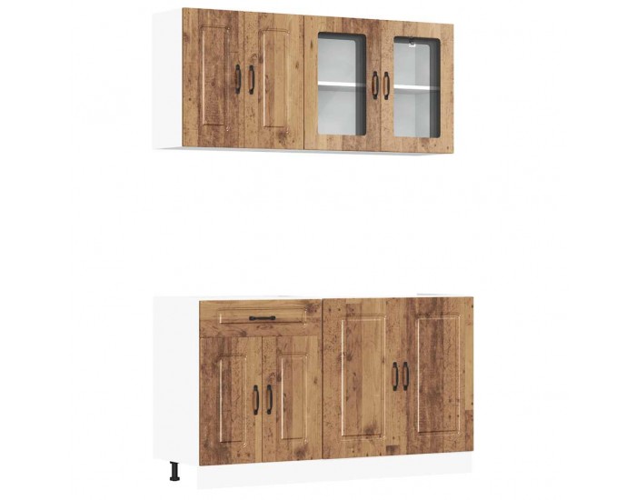 Sonata H Комплект кухненски шкафове от 4 части Kalmar, инженерно дърво