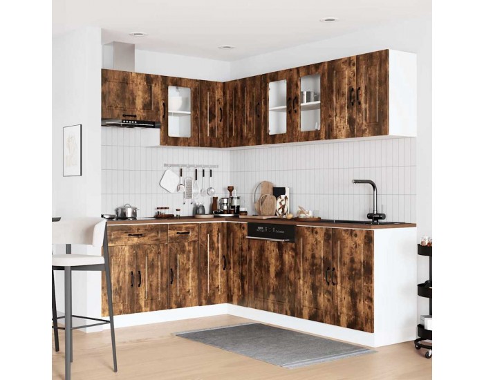 Sonata H Комплект кухненски шкафове от 11 части Kalmar, инженерно дърво