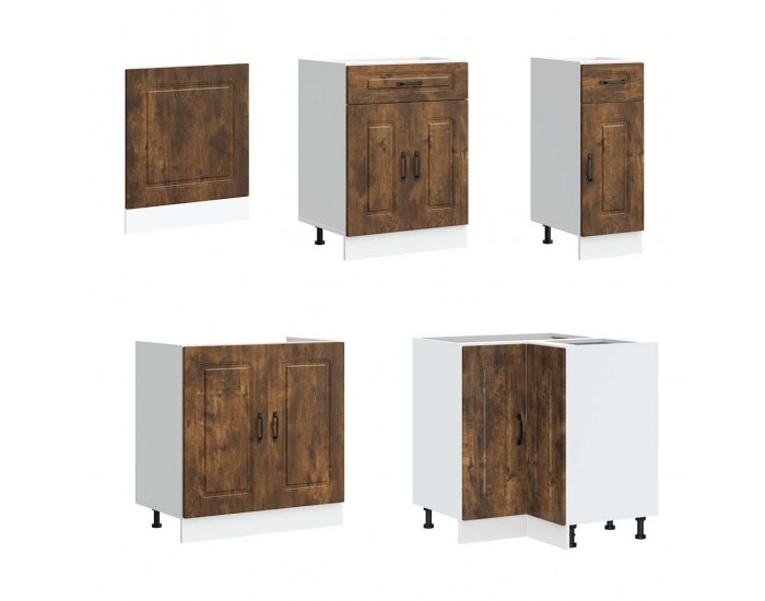 Sonata H Комплект кухненски шкафове от 11 части Kalmar, инженерно дърво