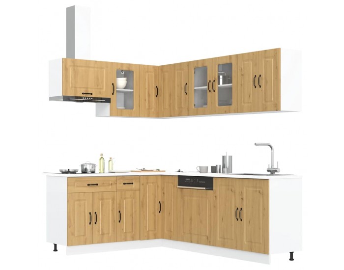 Sonata H Комплект кухненски шкафове от 11 части Kalmar, инженерно дърво