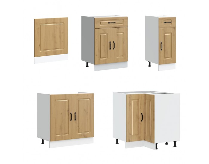 Sonata H Комплект кухненски шкафове от 11 части Kalmar, инженерно дърво