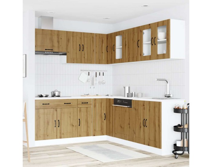 Sonata H Комплект кухненски шкафове от 11 части Kalmar, инженерно дърво