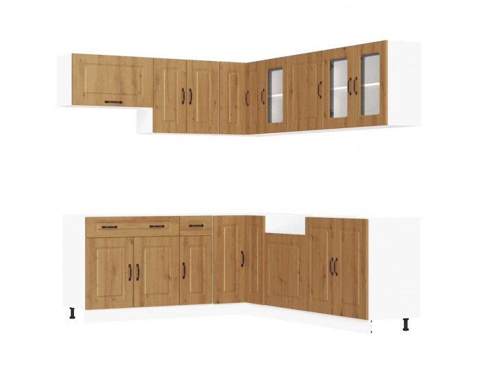 Sonata H Комплект кухненски шкафове от 11 части Kalmar, инженерно дърво