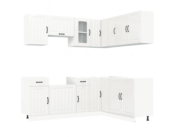 Sonata H Комплект кухненски шкафове от 11 части Kalmar, инженерно дърво