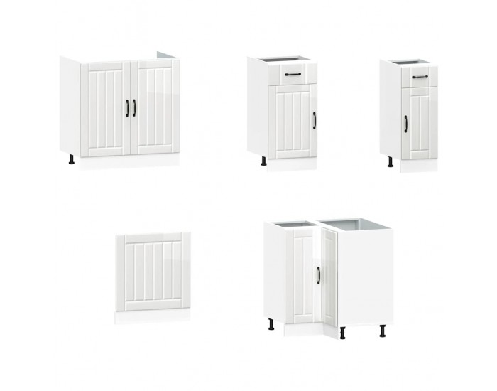 Sonata H Комплект кухненски шкафове от 11 части Kalmar, инженерно дърво