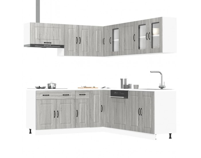 Sonata H Комплект кухненски шкафове от 11 части Kalmar, инженерно дърво