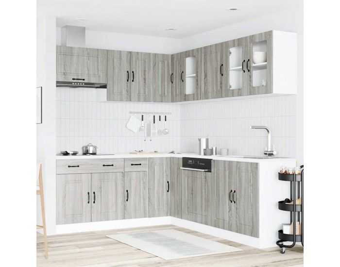 Sonata H Комплект кухненски шкафове от 11 части Kalmar, инженерно дърво