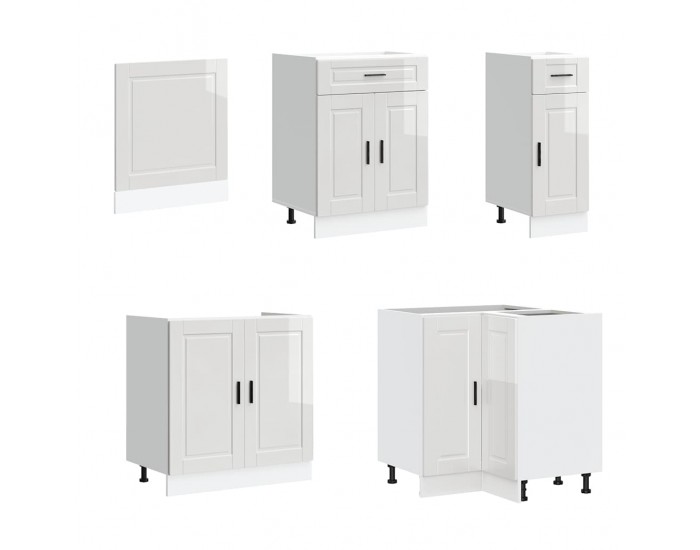 Sonata H Комплект кухненски шкафове от 11 части Porto, инженерно дърво