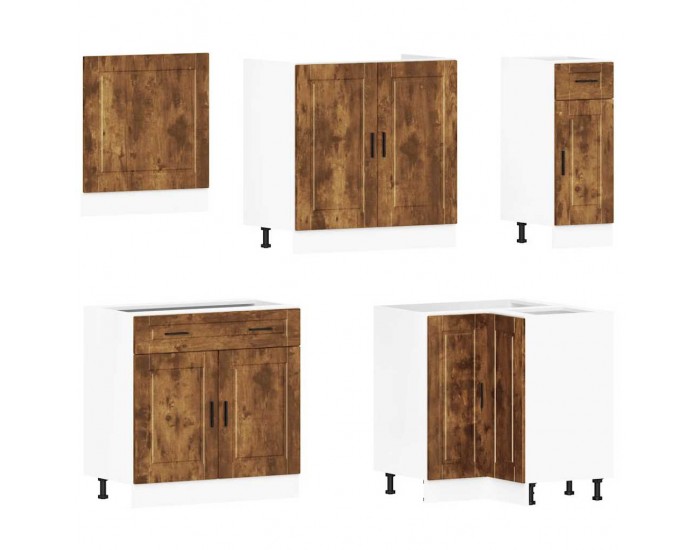 Sonata H Комплект кухненски шкафове от 11 части Porto, инженерно дърво