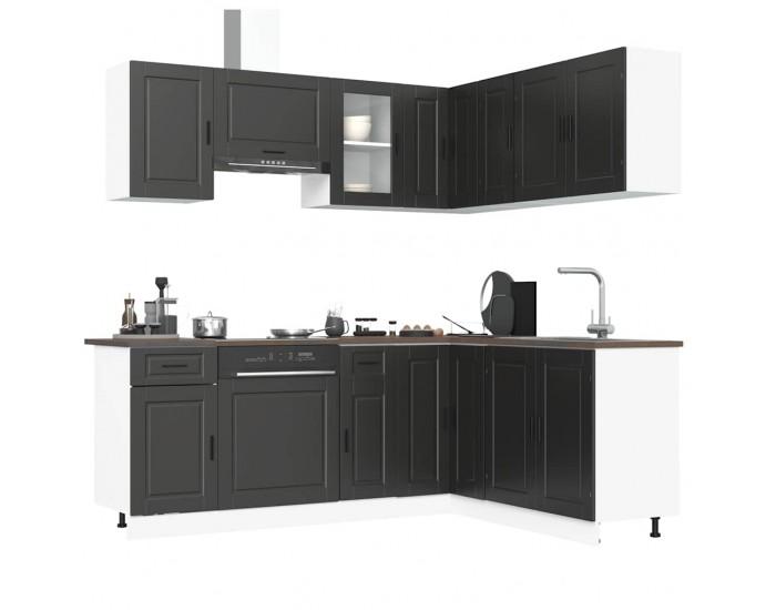 Sonata H Комплект кухненски шкафове от 11 части Porto, инженерно дърво