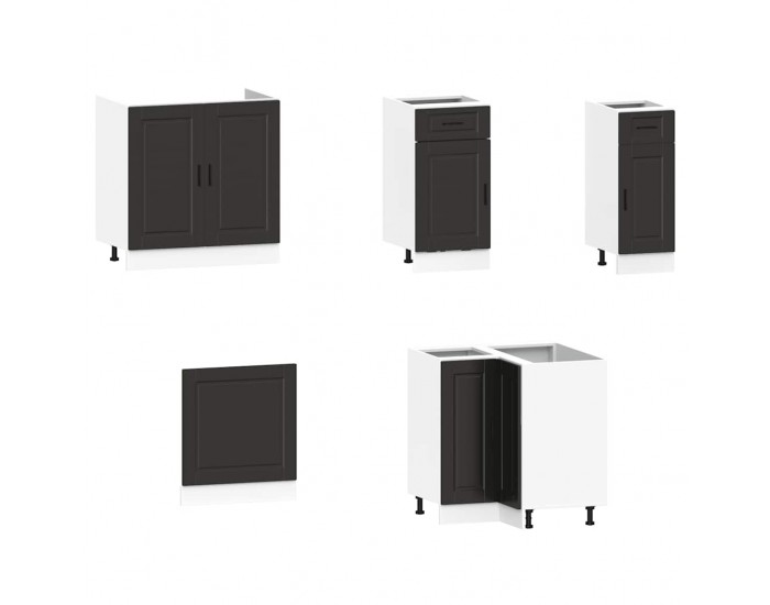 Sonata H Комплект кухненски шкафове от 11 части Porto, инженерно дърво