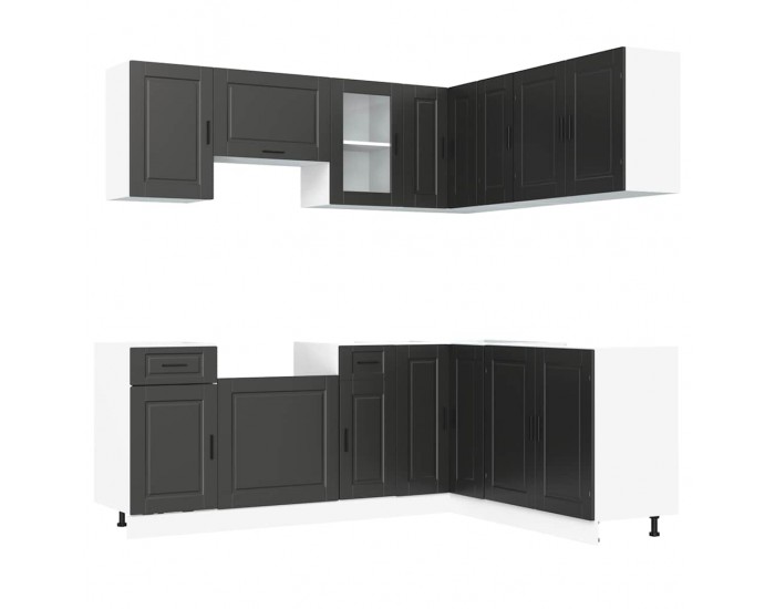 Sonata H Комплект кухненски шкафове от 11 части Porto, инженерно дърво