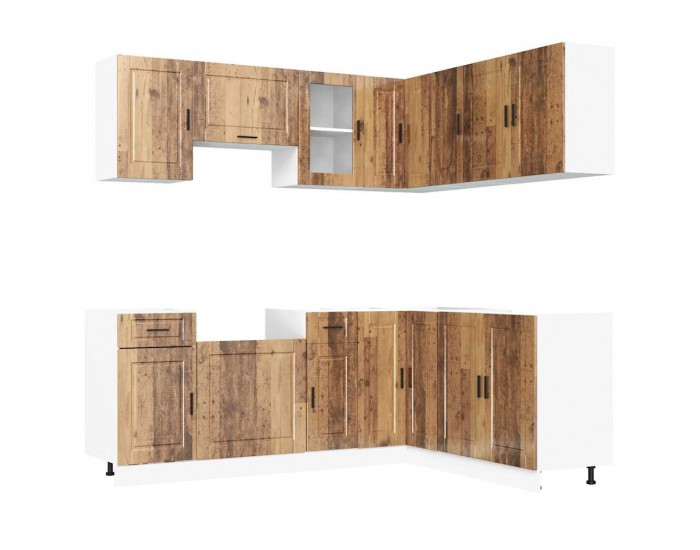 Sonata H Комплект кухненски шкафове от 4 части Porto, инженерно дърво