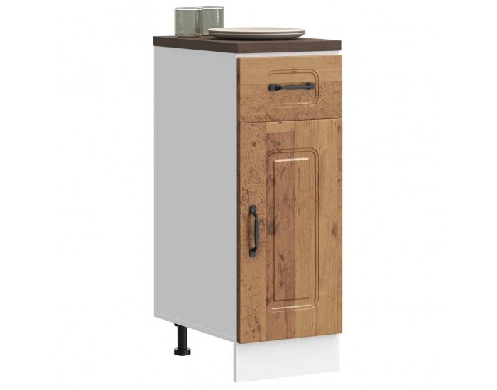 Sonata H Кухненски шкаф, Kalmar, старо дърво, инженерно дърво