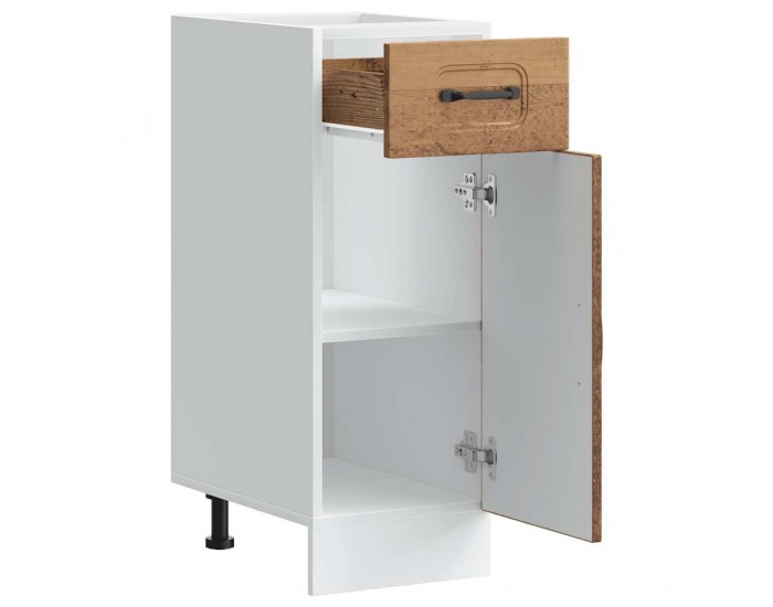 Sonata H Кухненски шкаф, Kalmar, старо дърво, инженерно дърво