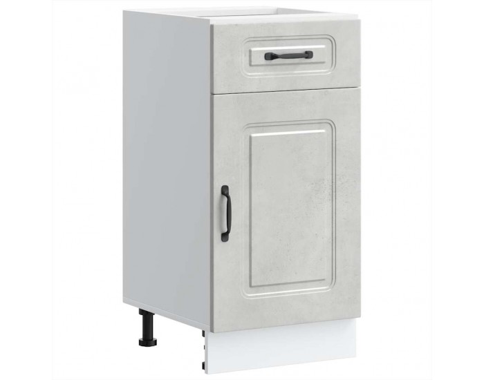 Sonata H Кухненски шкаф, Kalmar, бетонно сив, инженерно дърво