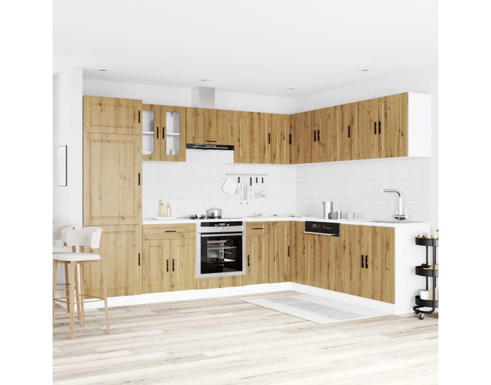 Sonata H Комплект кухненски шкафове от 14 части Porto, инженерно дърво