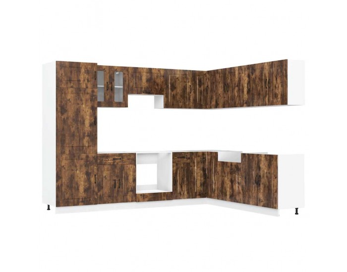 Sonata H Комплект кухненски шкафове от 14 части Kalmar, инженерно дърво