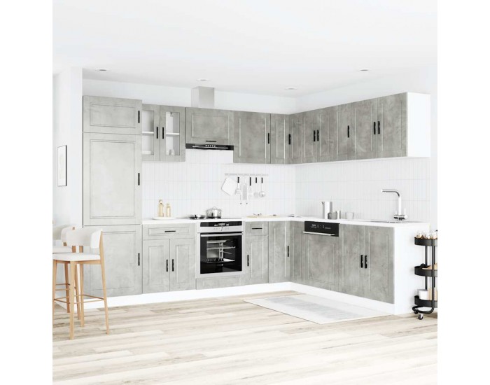 Sonata H Комплект кухненски шкафове от 14 части Porto, инженерно дърво