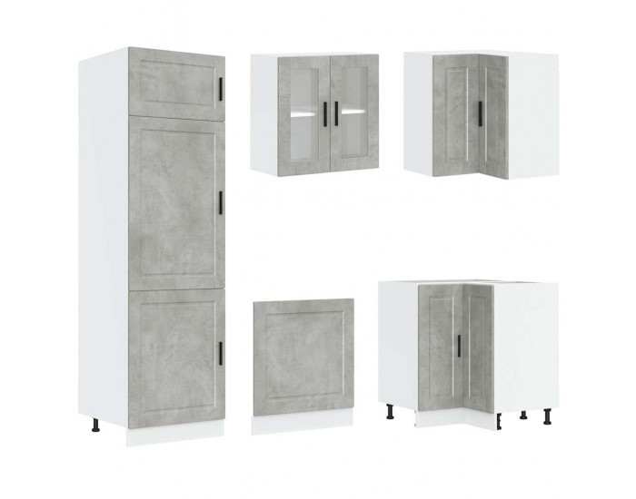 Sonata H Комплект кухненски шкафове от 14 части Porto, инженерно дърво