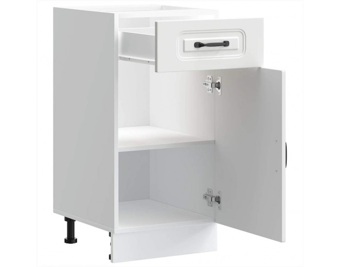 Sonata H Кухненски шкаф, Kalmar, бял, инженерно дърво