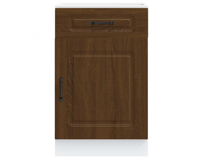 Sonata H Кухненски шкаф, Kalmar, кафяв дъб, инженерно дърво