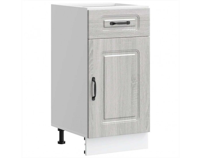 Sonata H Кухненски шкаф, Kalmar, сив сонома, инженерно дърво