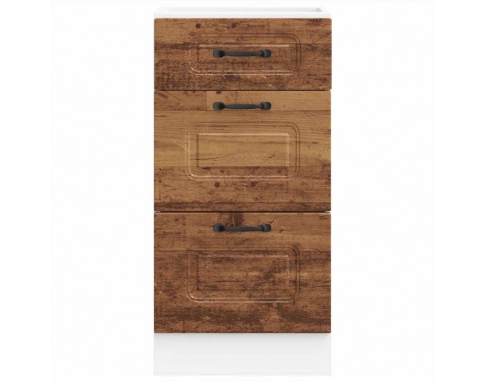 Sonata H Кухненски шкаф, Kalmar, старо дърво, инженерно дърво