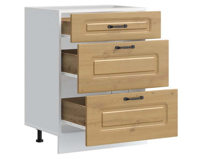 Sonata H Кухненски шкаф, Kalmar, дъб артизан, инженерно дърво