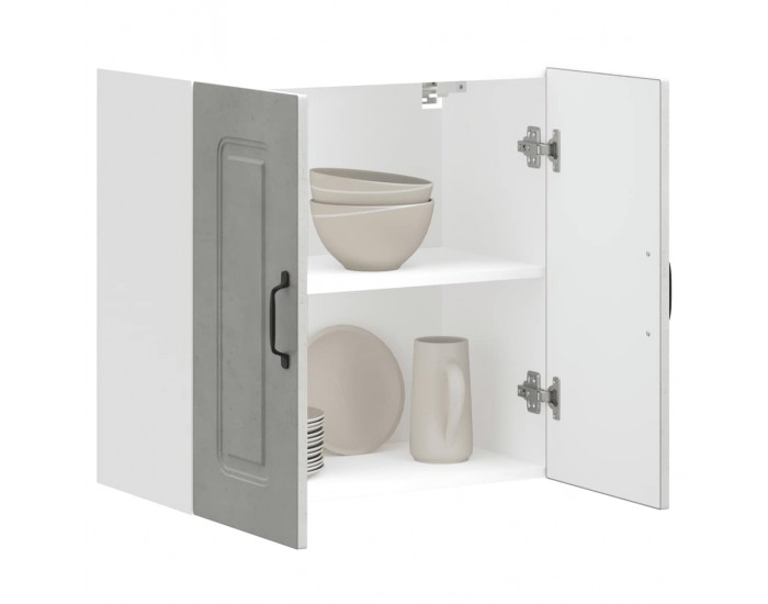 Sonata H Кухненски стенен шкаф, Kalmar, бетонно сив, инженерно дърво