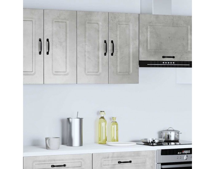 Sonata H Кухненски стенен шкаф, Kalmar, бетонно сив, инженерно дърво