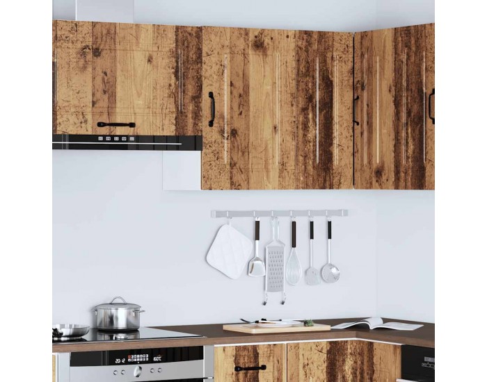 Sonata H Кухненски стенен шкаф, Kalmar, старо дърво, инженерно дърво